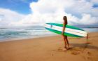 Tropical Blues with Earthy Hues